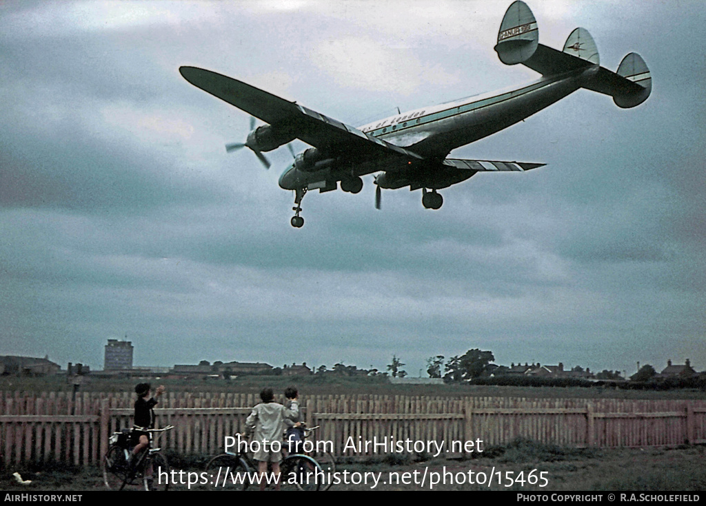 Aircraft Photo of G-ANUR | Lockheed L-749A Constellation | Skyways of London | AirHistory.net #15465