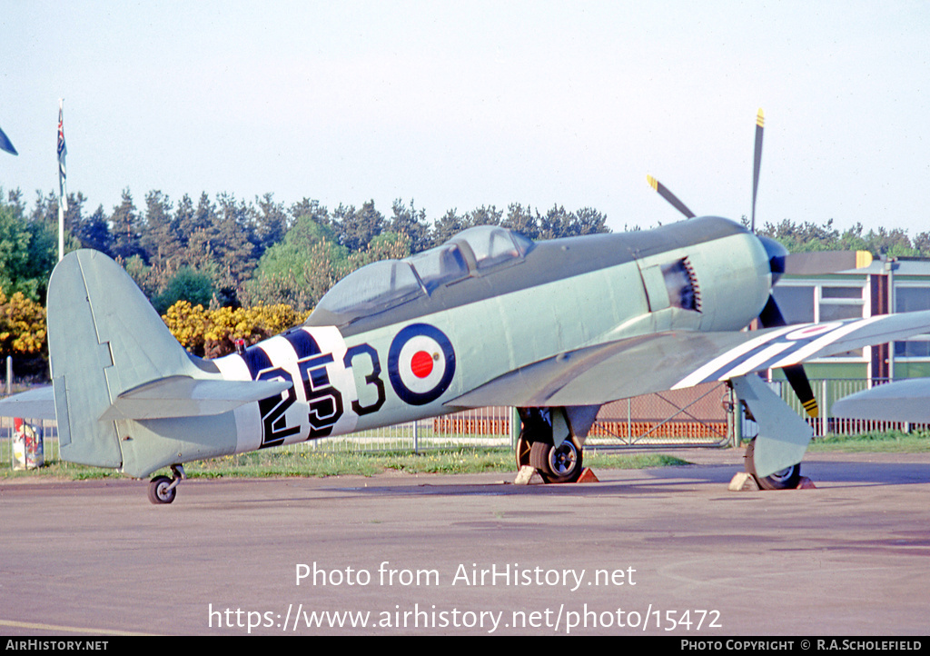 Aircraft Photo of G-BCOW | Hawker Sea Fury T20S | AirHistory.net #15472