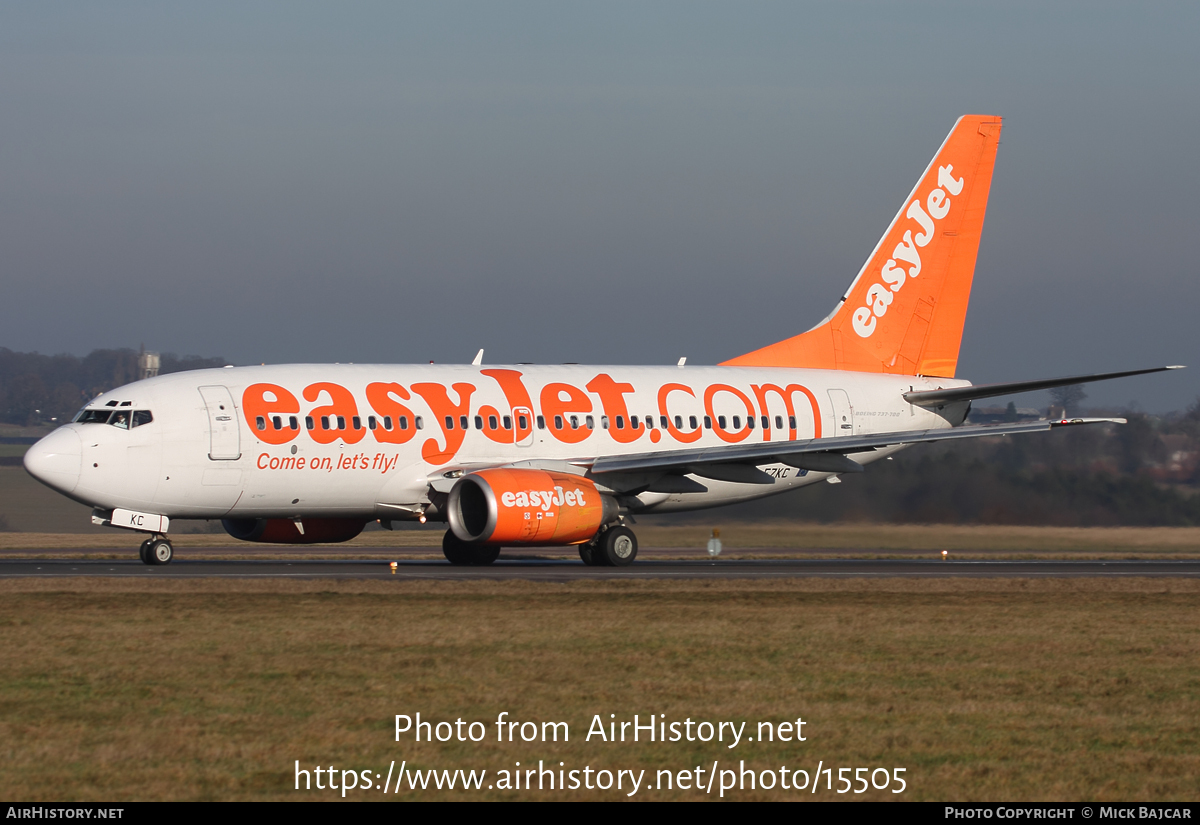 Aircraft Photo of G-EZKC | Boeing 737-73V | EasyJet | AirHistory.net #15505