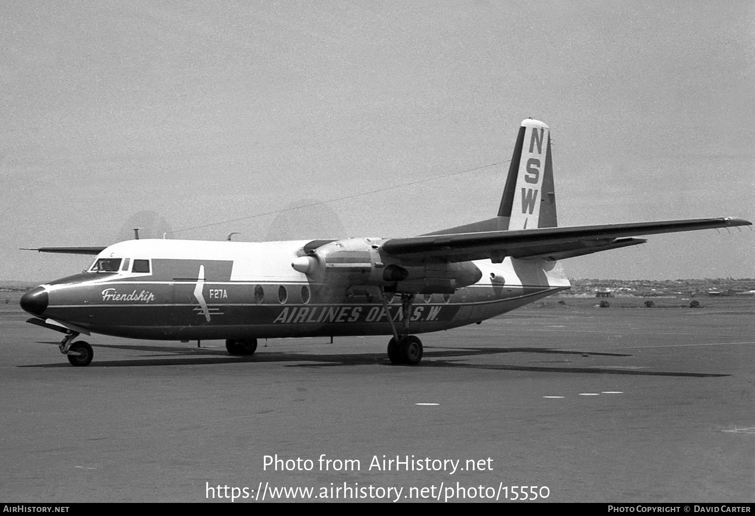 Aircraft Photo of VH-FNC | Fokker F27-200 Friendship | Airlines of NSW | AirHistory.net #15550