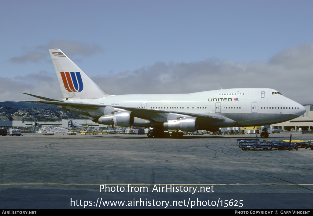 Aircraft Photo of N538PA | Boeing 747SP-21 | United Airlines | AirHistory.net #15625