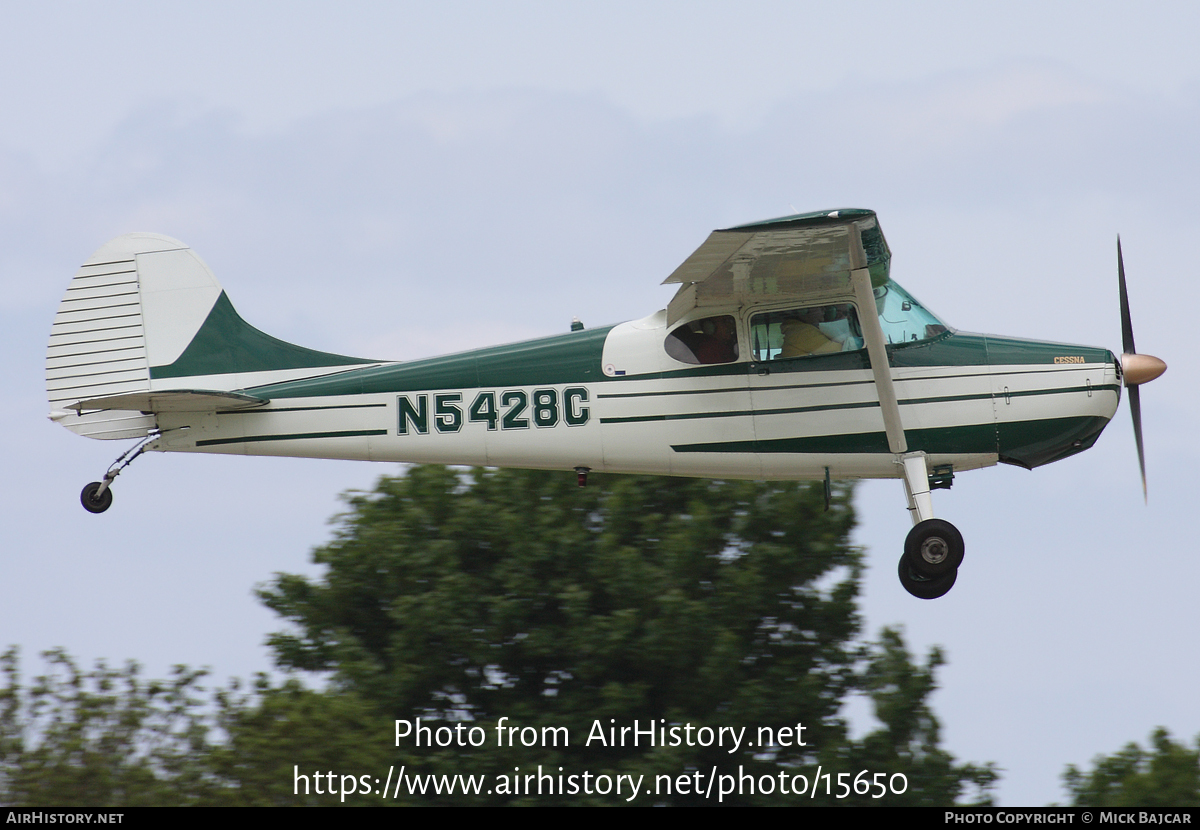 Aircraft Photo of N5428C | Cessna 170A | AirHistory.net #15650