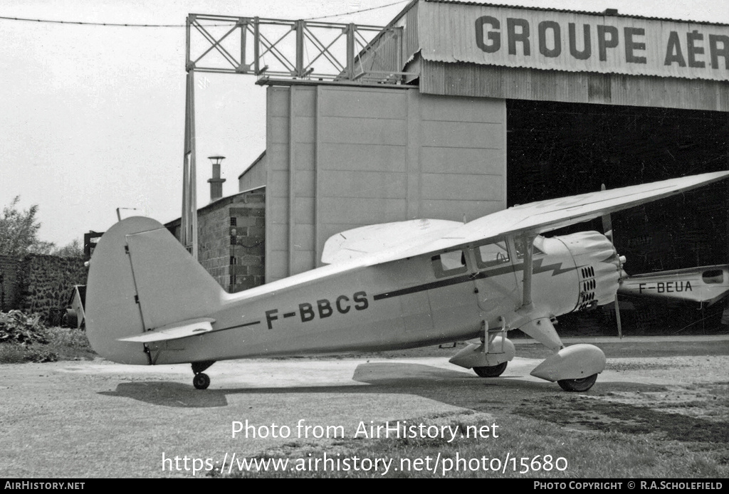 Aircraft Photo of F-BBCS | Stinson SR-10C Reliant | AirHistory.net #15680