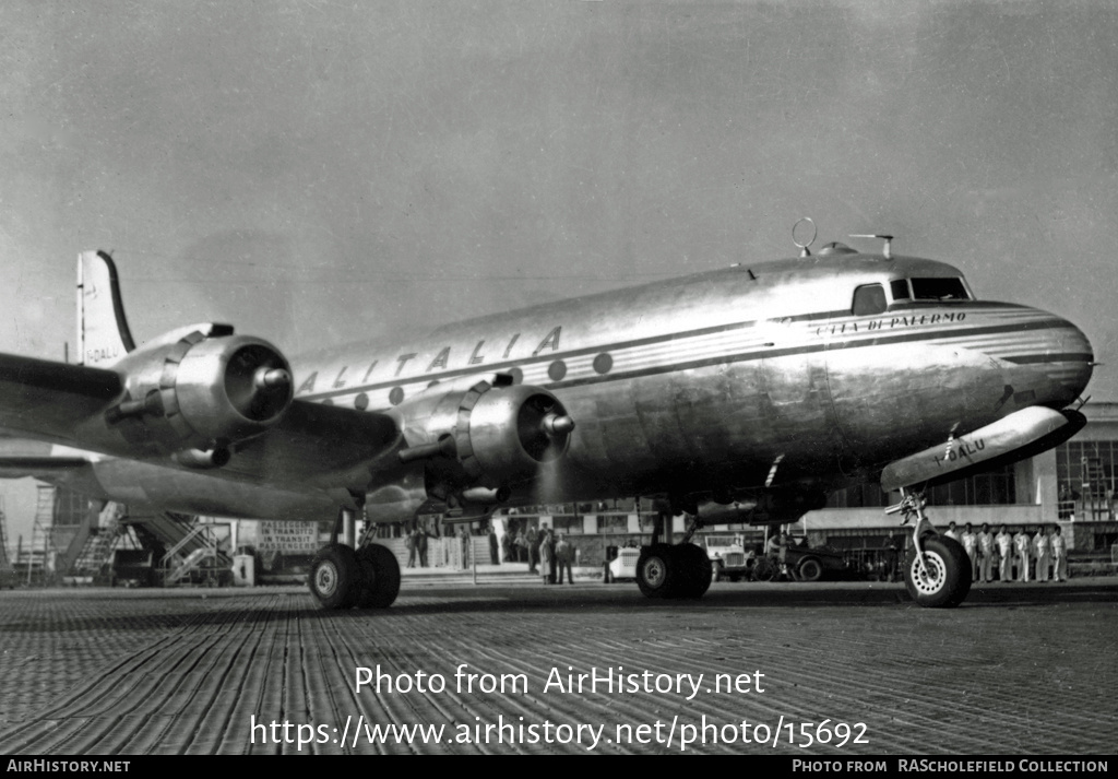 Aircraft Photo of I-DALU | Douglas C54A-DC | Alitalia | AirHistory.net #15692