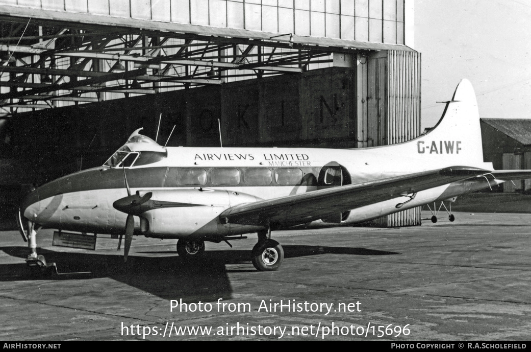 Aircraft Photo of G-AIWF | De Havilland D.H. 104 Dove 1 | Airviews | AirHistory.net #15696