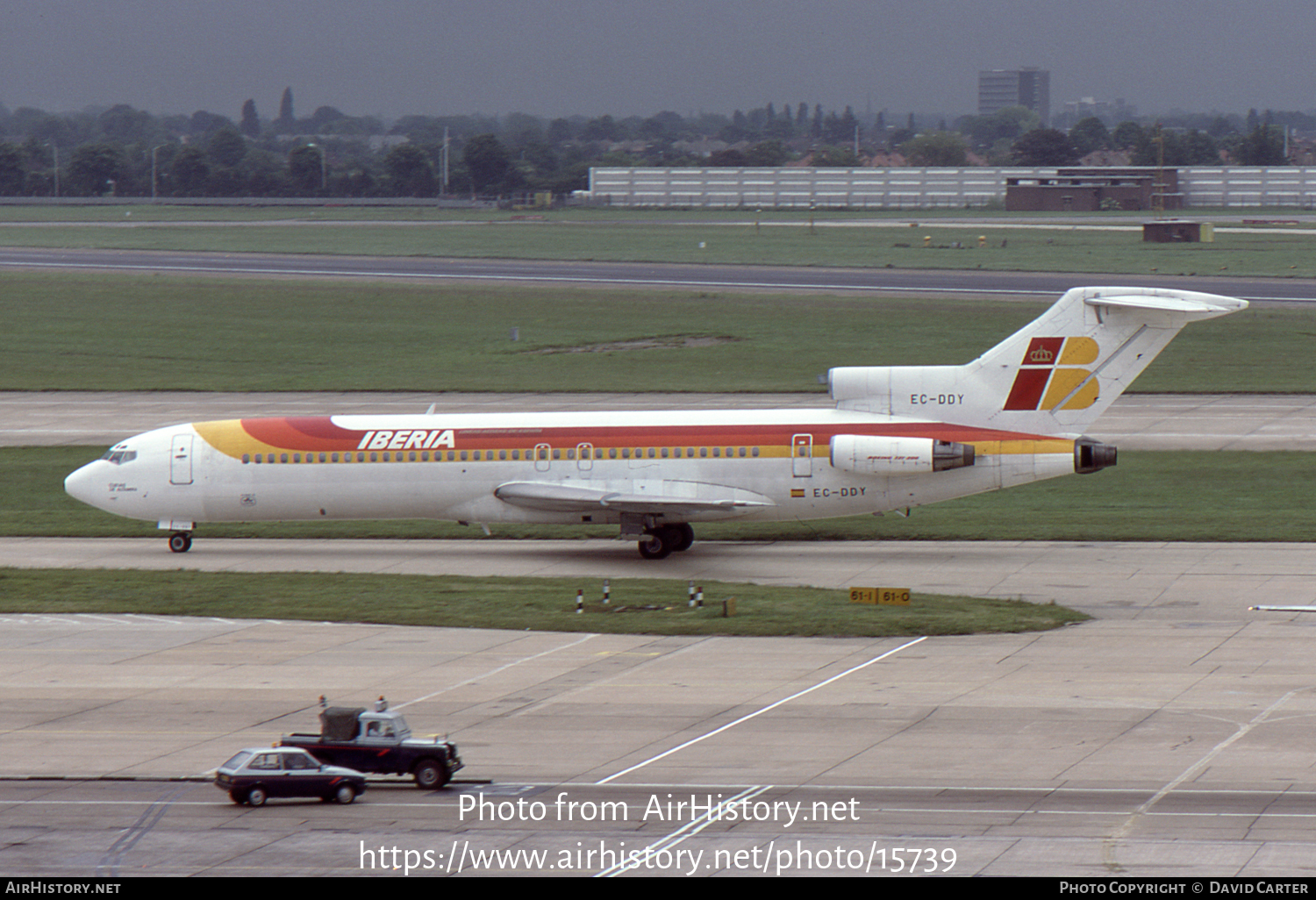 Aircraft Photo of EC-DDY | Boeing 727-256/Adv | Iberia | AirHistory.net #15739