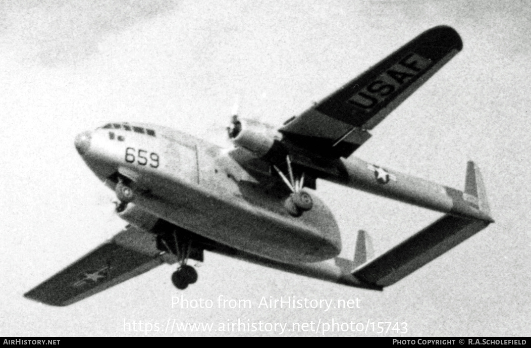 Aircraft Photo of 51-2659 / 12659 | Fairchild C-119C Flying Boxcar | USA - Air Force | AirHistory.net #15743