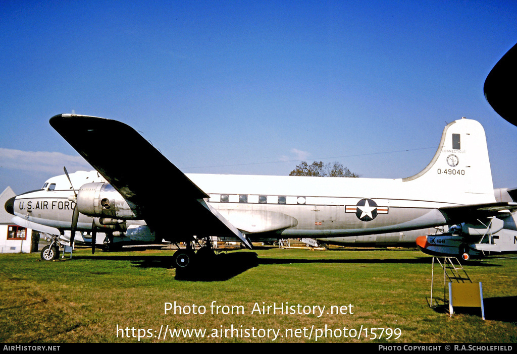 Aircraft Photo of 44-9040 / 0-49040 | Douglas C-54E Skymaster | USA - Air Force | AirHistory.net #15799