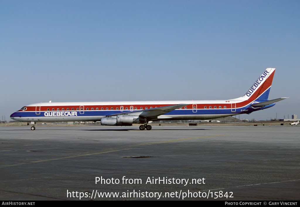 Aircraft Photo of C-GQBF | McDonnell Douglas DC-8-63(F) | Quebecair | AirHistory.net #15842