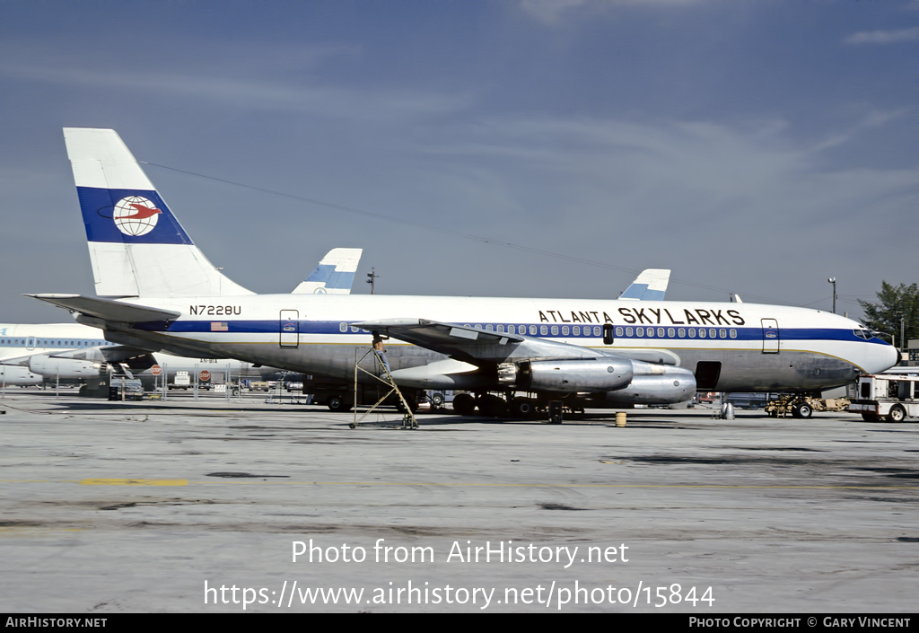 Aircraft Photo of N7228U | Boeing 720-022 | Atlanta Skylarks | AirHistory.net #15844