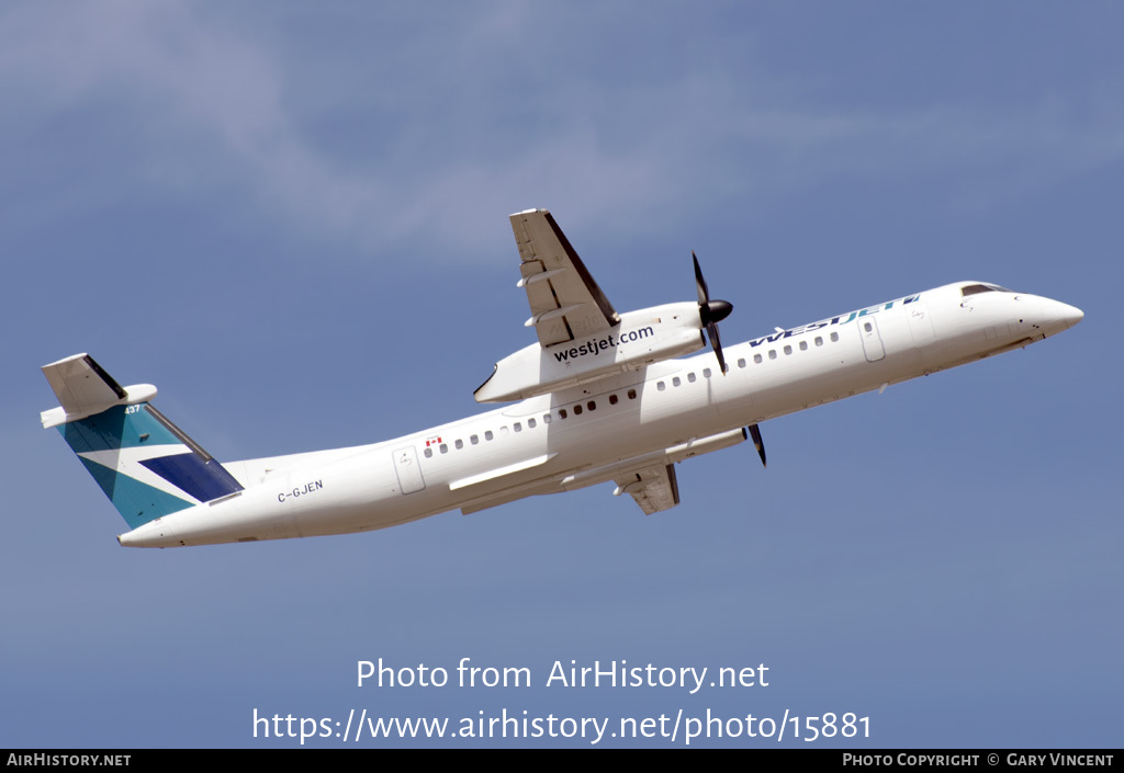 Aircraft Photo of C-GJEN | Bombardier DHC-8-402 Dash 8 | WestJet | AirHistory.net #15881