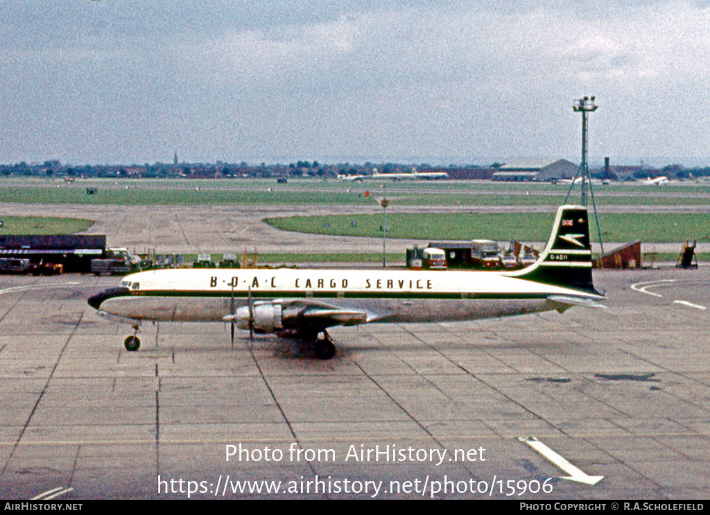 Aircraft Photo of G-AOII | Douglas DC-7C(F) | BOAC Cargo Service | AirHistory.net #15906