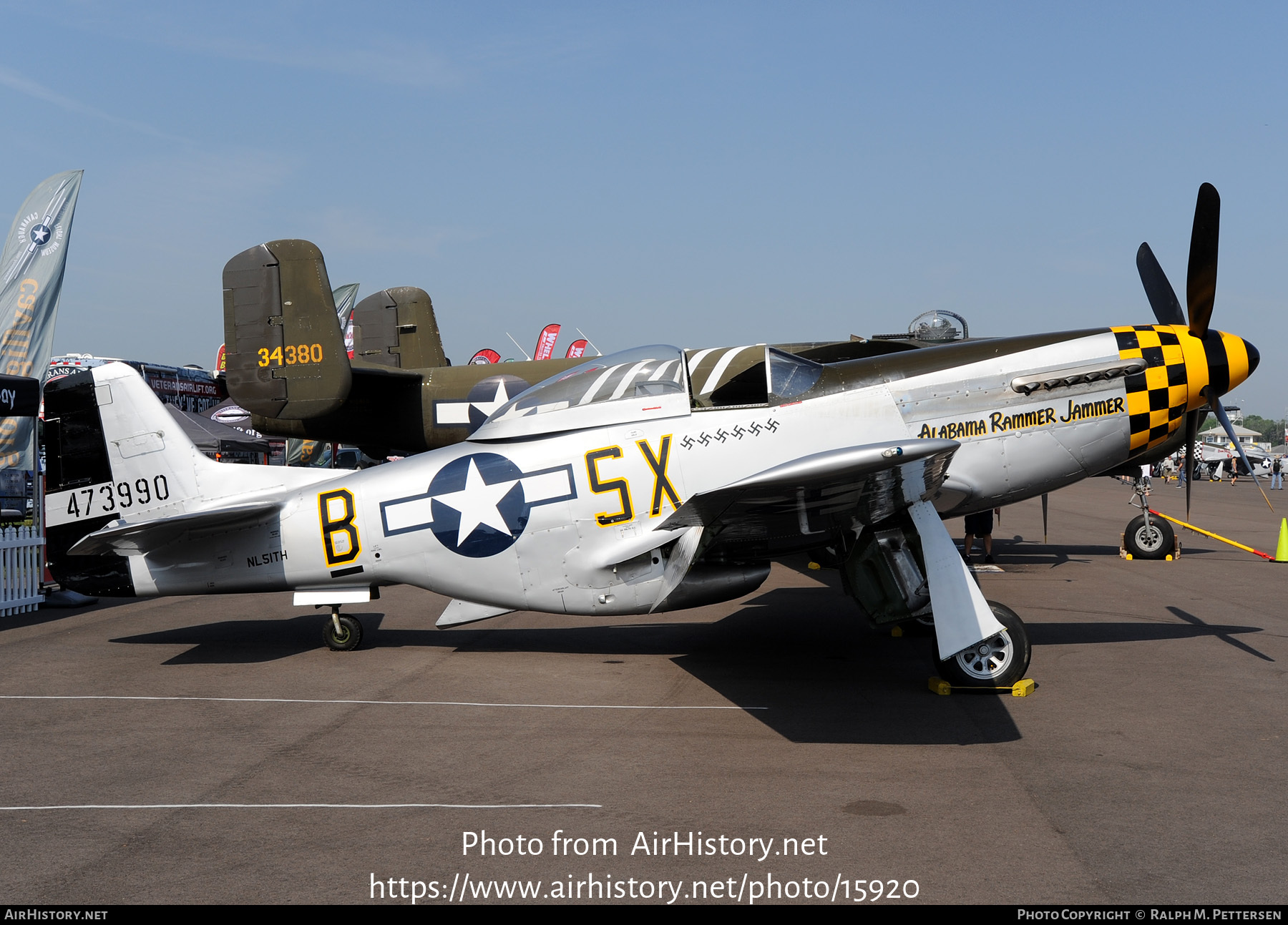 Aircraft Photo of N51TH / 473990 | North American P-51D Mustang | USA - Air Force | AirHistory.net #15920