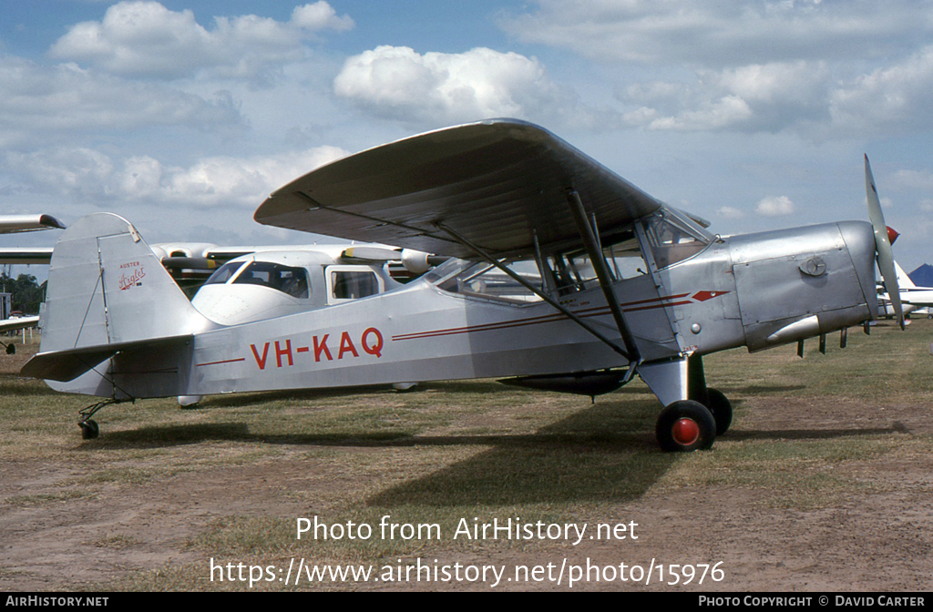 Aircraft Photo of VH-KAQ | Auster J-1B Aiglet | AirHistory.net #15976