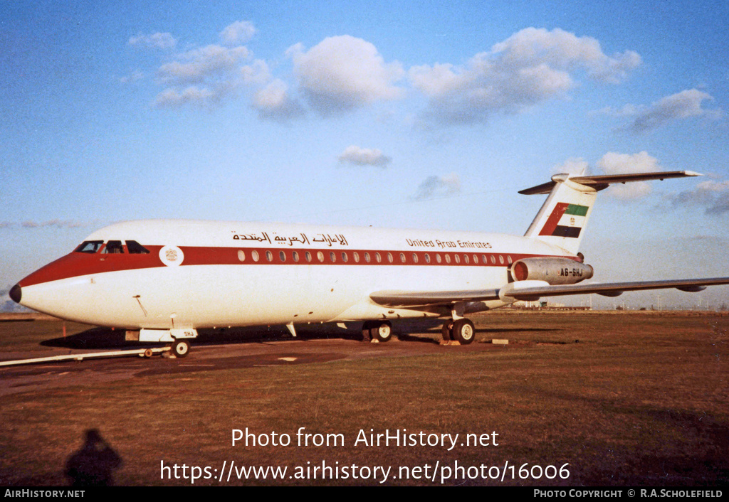 Aircraft Photo of A6-SHJ | BAC 111-401AK One-Eleven | United Arab Emirates Government | AirHistory.net #16006