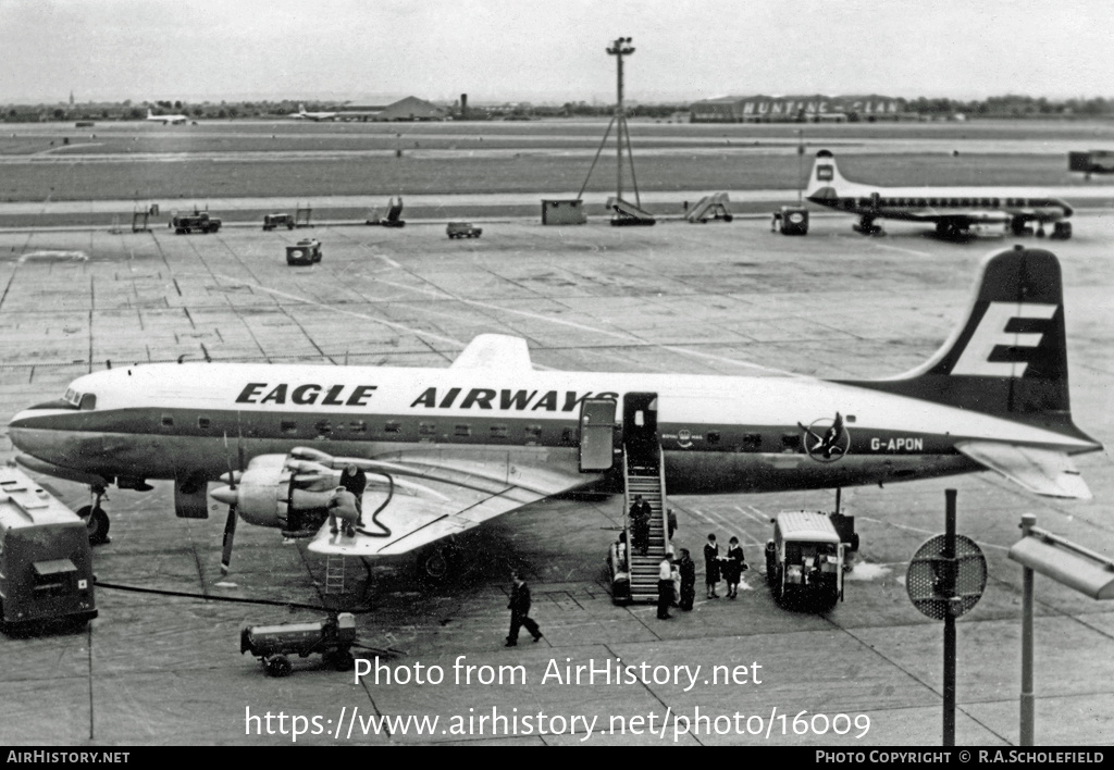 Aircraft Photo of G-APON | Douglas DC-6A | Eagle Airways | AirHistory.net #16009