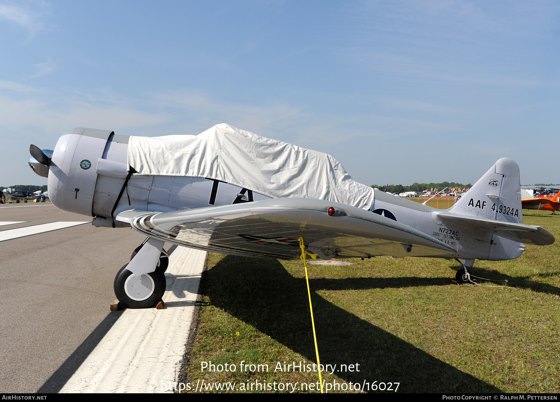 Aircraft Photo of N722AC / 49324A | North American T-6G Texan | USA - Air Force | AirHistory.net #16027