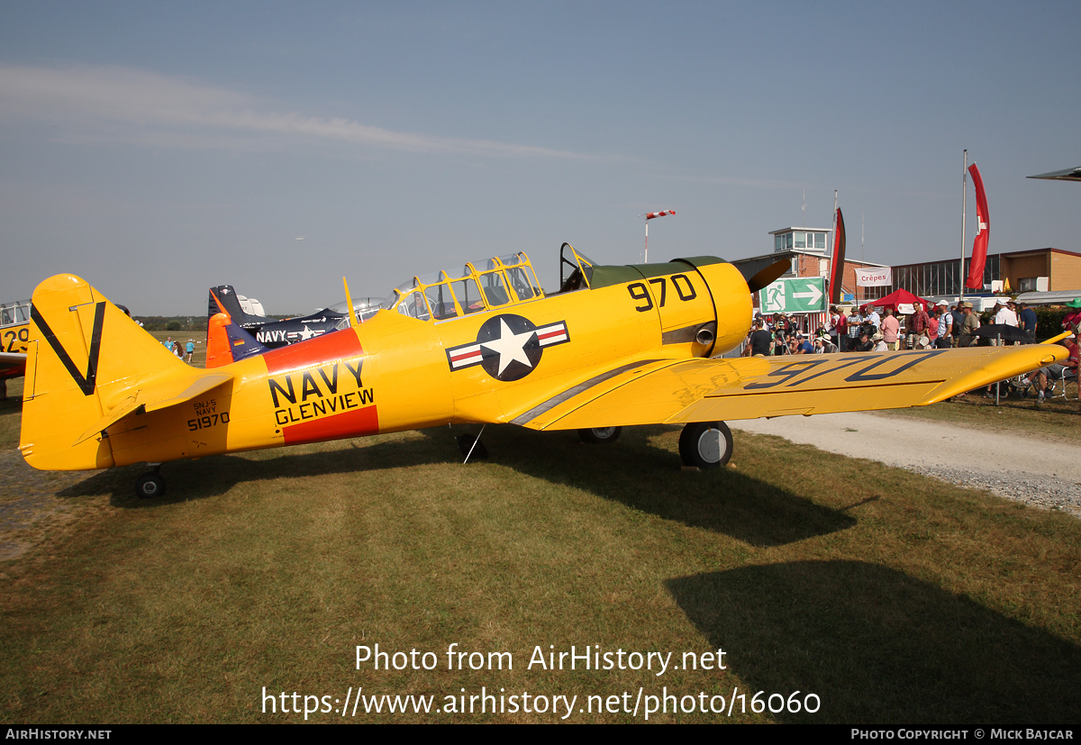 Aircraft Photo of G-TXAN / 51970 | North American AT-6D Harvard III | USA - Navy | AirHistory.net #16060