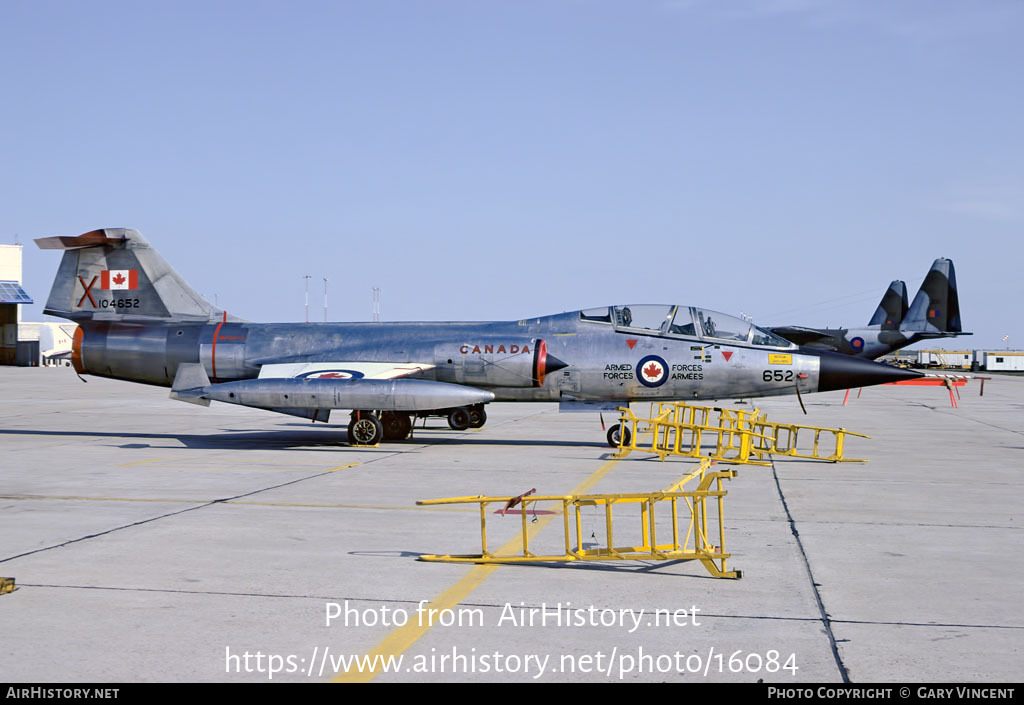 Aircraft Photo of 104652 | Lockheed CF-104D Starfighter Mk.1 | Canada - Air Force | AirHistory.net #16084