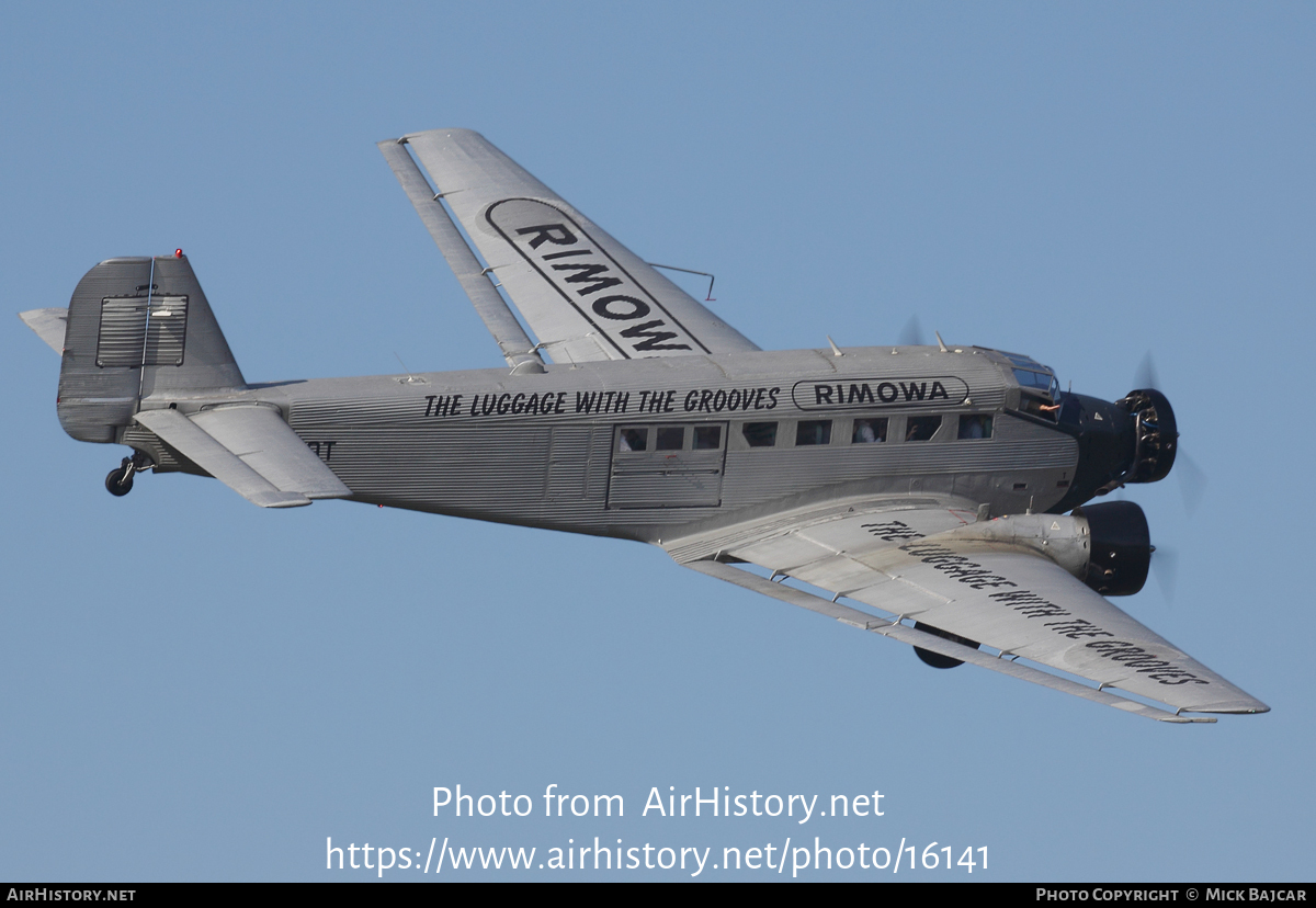 Aircraft Photo of HB-HOT | Junkers Ju 52/3m ge | Ju-Air | AirHistory.net #16141