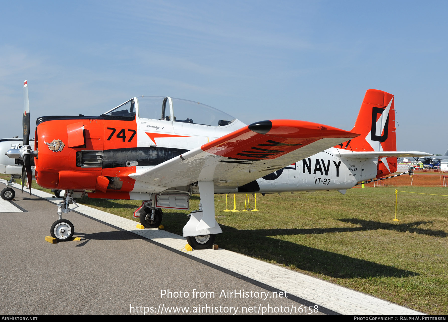 Aircraft Photo of N7160C / NX7160C / 146262 | North American T-28C Trojan | USA - Navy | AirHistory.net #16158