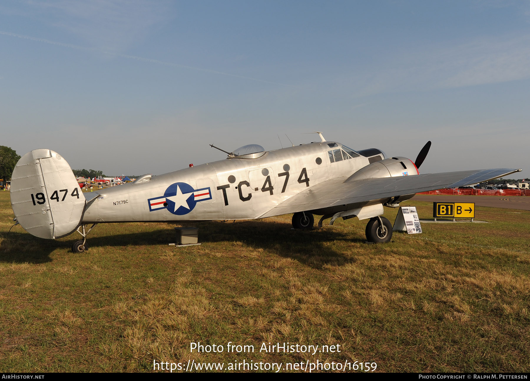 Aircraft Photo of N7179C / 19474 | Beech AT-11 Kansan | USA - Air Force | AirHistory.net #16159