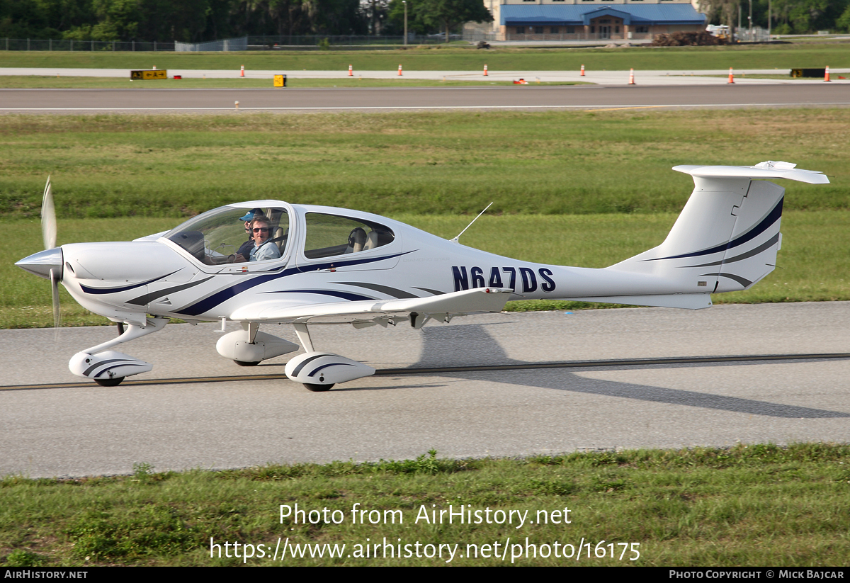 Aircraft Photo of N647DS | Diamond DA40 Diamond Star | AirHistory.net #16175