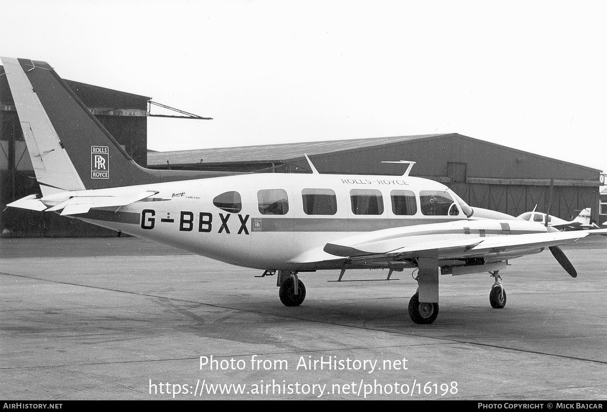 Aircraft Photo of G-BBXX | Piper PA-31-350 Navajo Chieftain | Rolls-Royce | AirHistory.net #16198