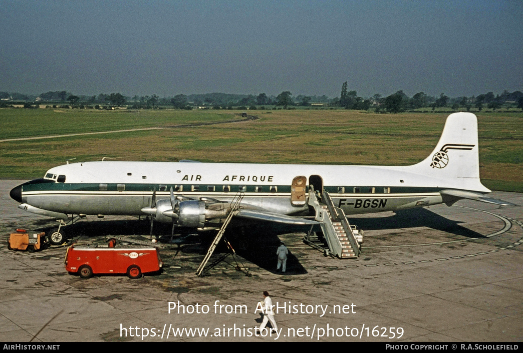 Aircraft Photo of F-BGSN | Douglas DC-6B | Air Afrique | AirHistory.net #16259