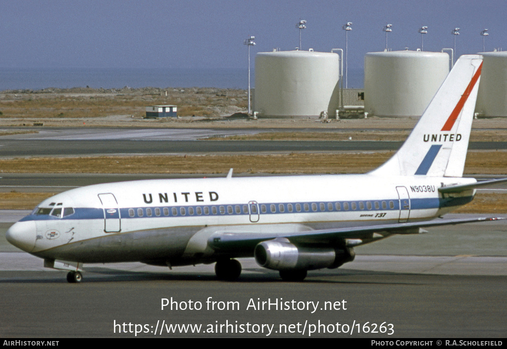 Aircraft Photo of N9038U | Boeing 737-222 | United Air Lines | AirHistory.net #16263