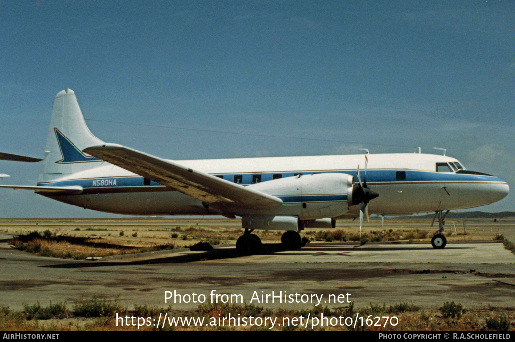 Aircraft Photo of N580HA | Convair 580 | AirHistory.net #16270