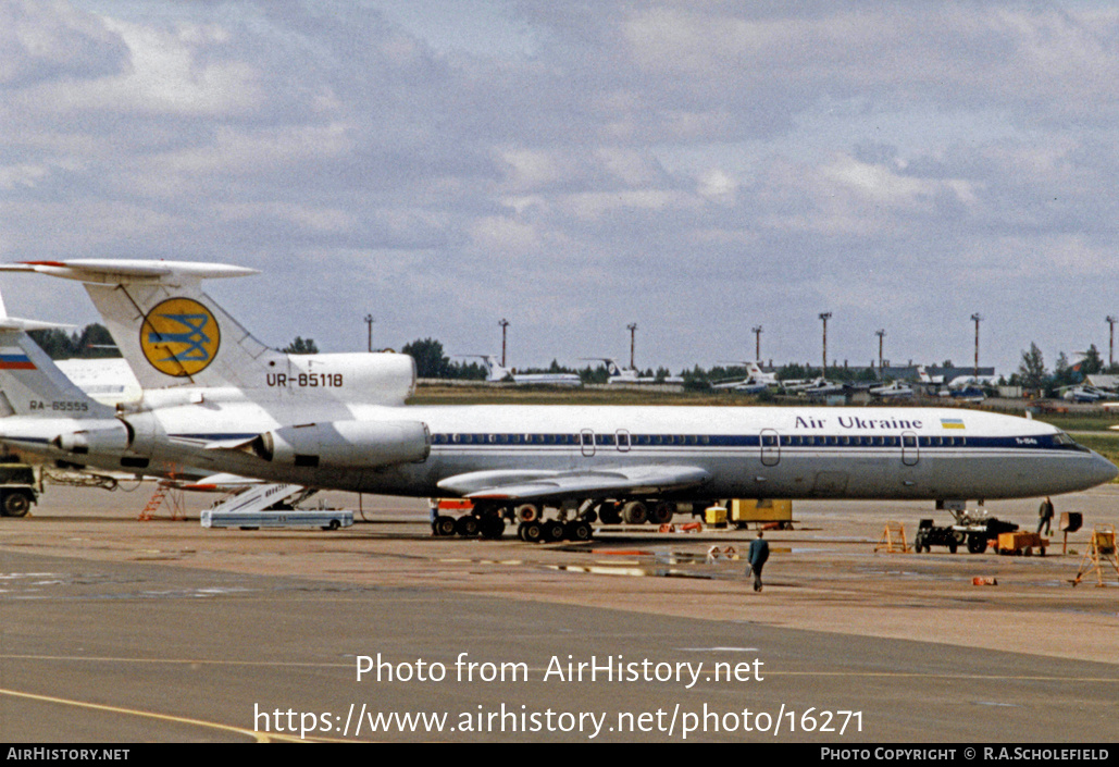 Aircraft Photo of UR-85118 | Tupolev Tu-154B | Air Ukraine | AirHistory.net #16271