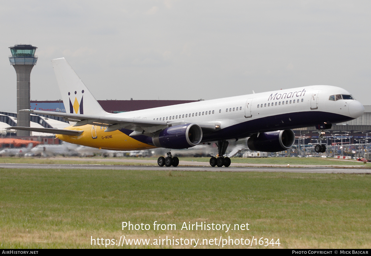 Aircraft Photo of G-MONE | Boeing 757-2T7 | Monarch Airlines | AirHistory.net #16344