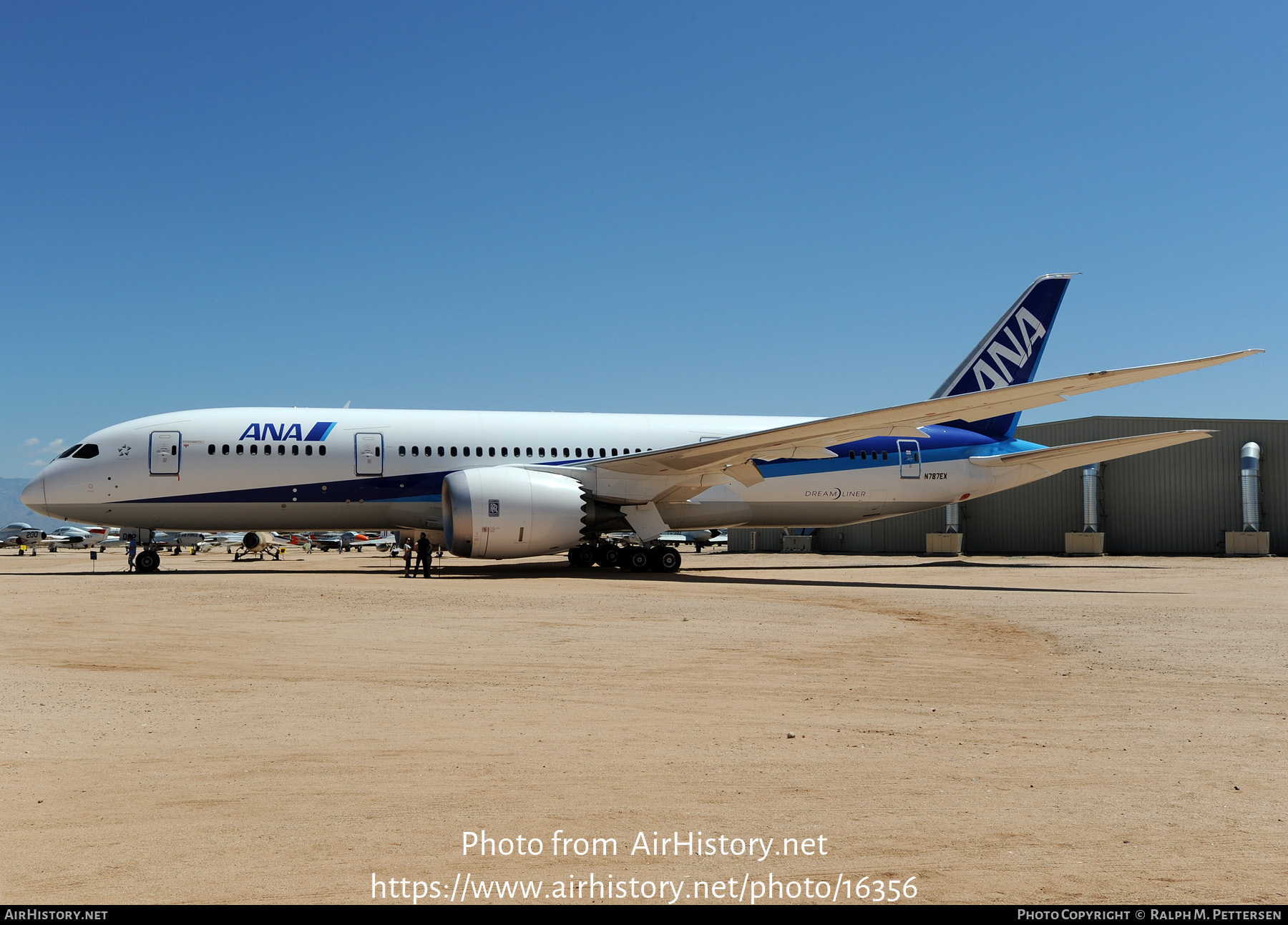 Aircraft Photo of N787EX | Boeing 787-8 Dreamliner | All Nippon Airways - ANA | AirHistory.net #16356