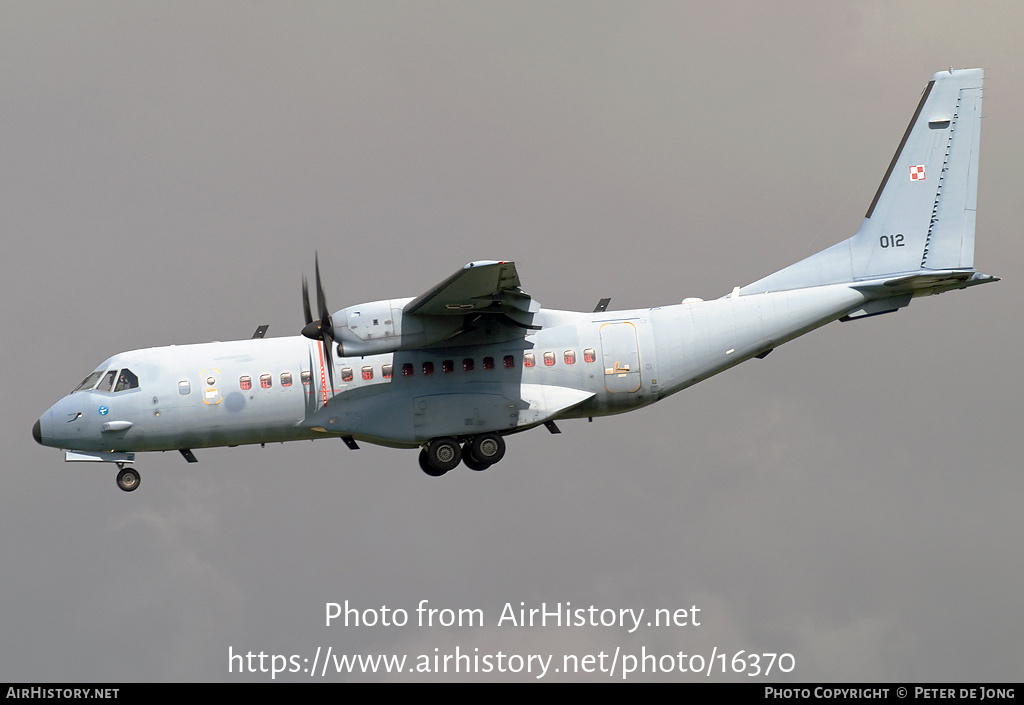 Aircraft Photo of 012 | CASA C295M | Poland - Air Force | AirHistory.net #16370