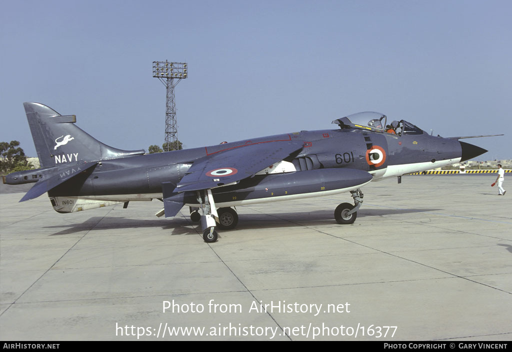 Aircraft Photo of IN601 | British Aerospace Sea Harrier FRS51 | India - Navy | AirHistory.net #16377