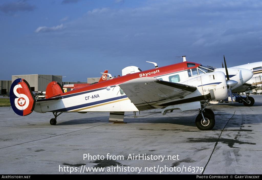 Aircraft Photo of CF-ANA | Beech E18S | Skycraft Air Transport | AirHistory.net #16379