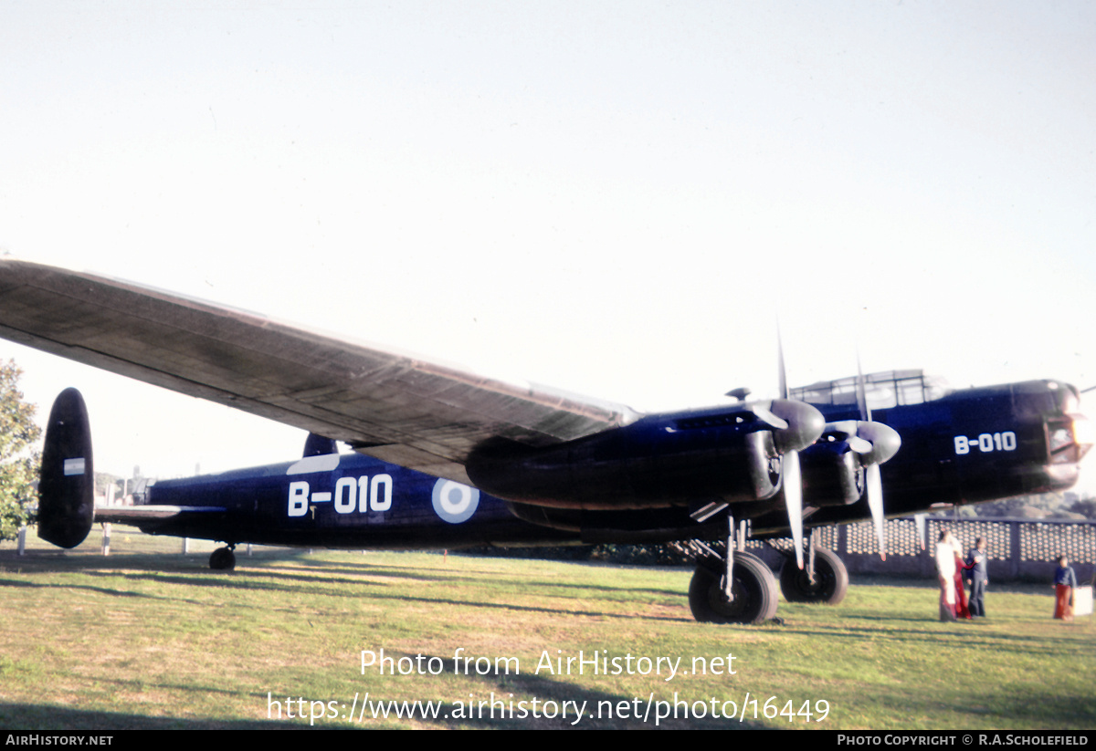 Aircraft Photo of B-010 | Avro 694 Lincoln B.2 | Argentina - Air Force | AirHistory.net #16449