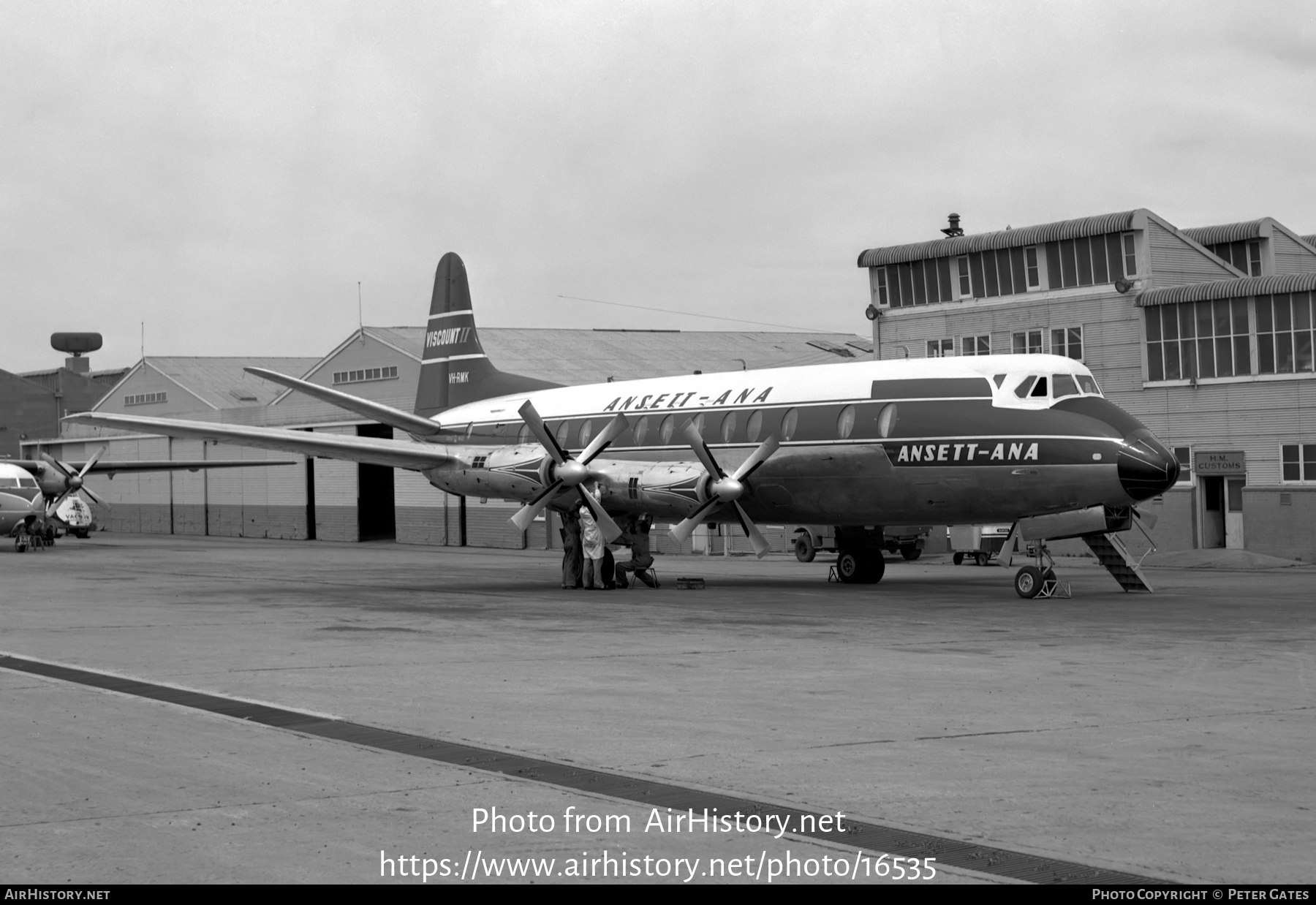 Aircraft Photo of VH-RMK | Vickers 812 Viscount | Ansett - ANA | AirHistory.net #16535