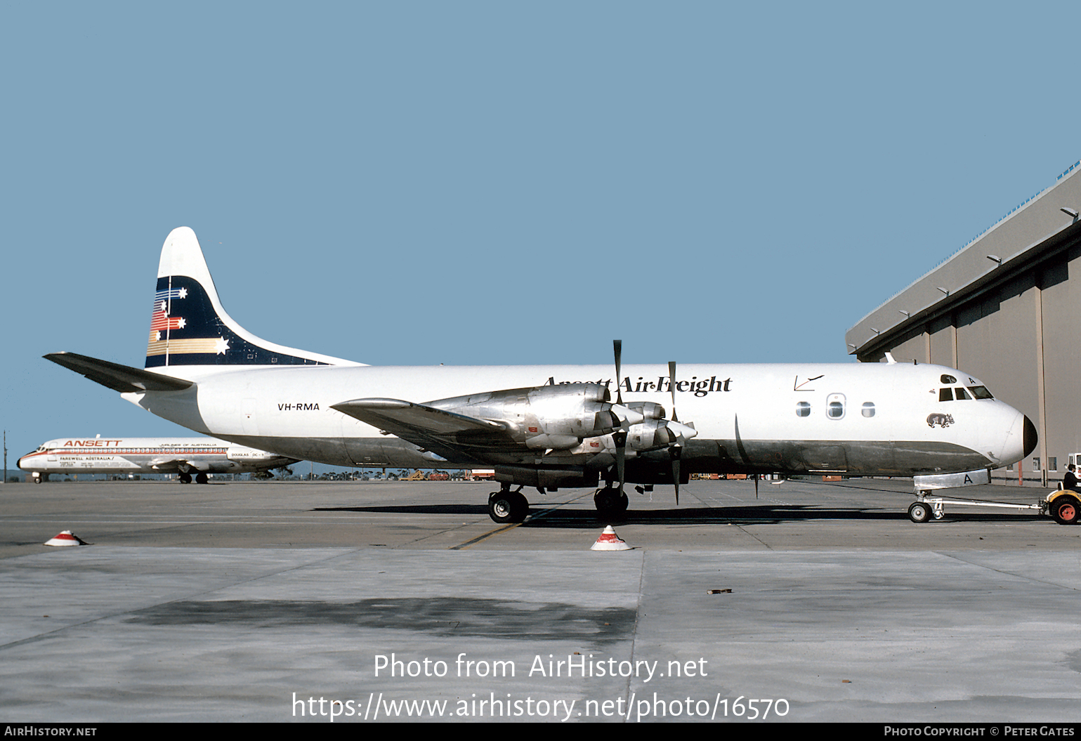 Aircraft Photo of VH-RMA | Lockheed L-188A(F) Electra | Ansett Air Freight | AirHistory.net #16570