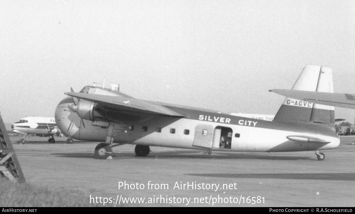 Aircraft Photo of G-AGVC | Bristol 170 Freighter Mk21 | Silver City Airways | AirHistory.net #16581