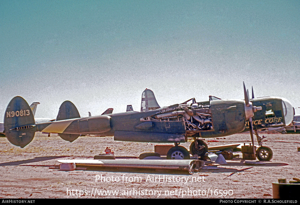 Aircraft Photo of N90813 | Lockheed F-5G Lightning | Aero Service | AirHistory.net #16590