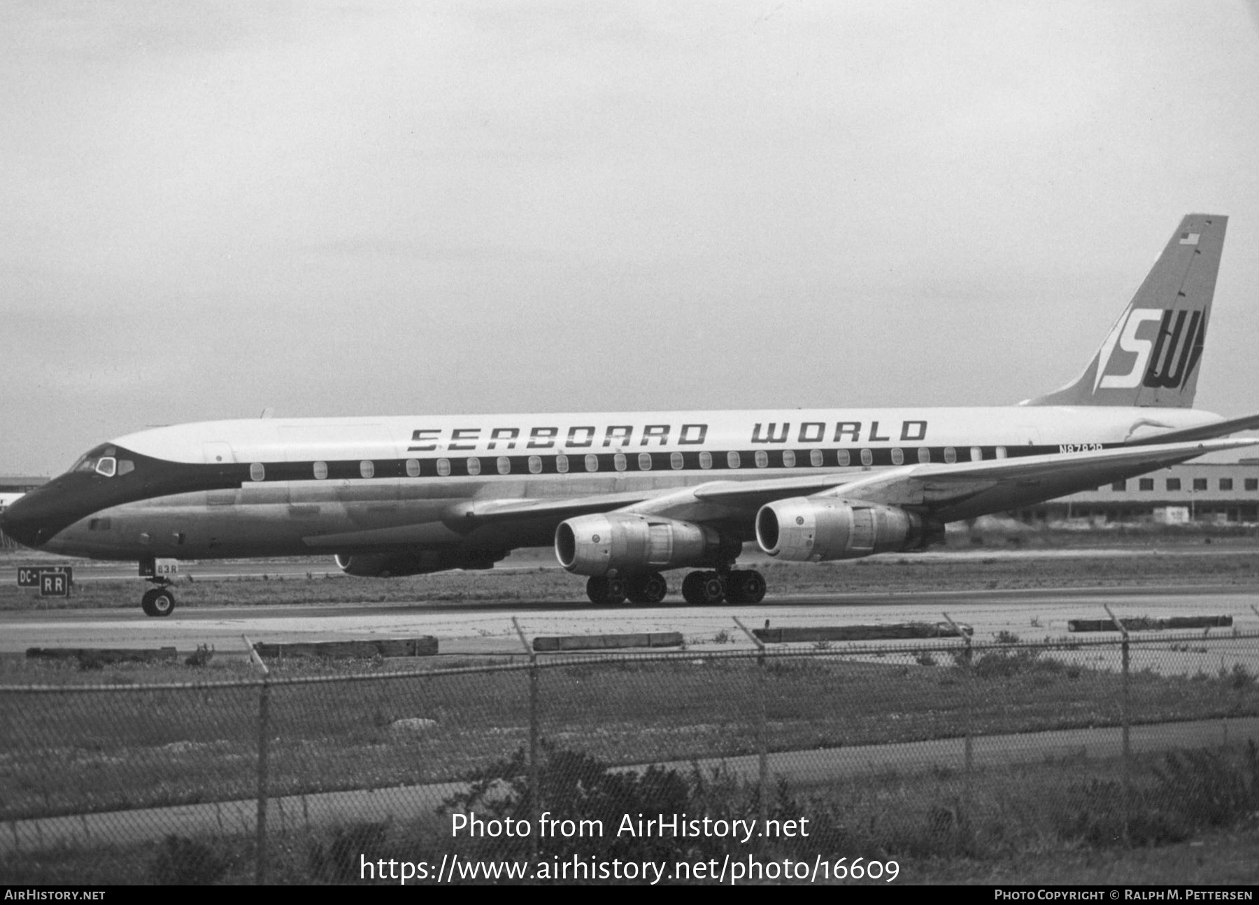 Aircraft Photo of N8783R | Douglas DC-8-54CF Jet Trader | Seaboard World Airlines | AirHistory.net #16609