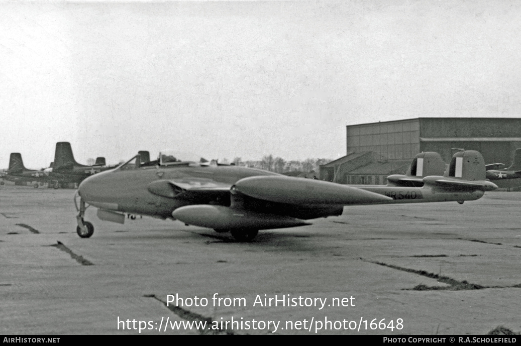 Aircraft Photo of WR540 | De Havilland D.H. 112 Venom FB4 | UK - Air Force | AirHistory.net #16648