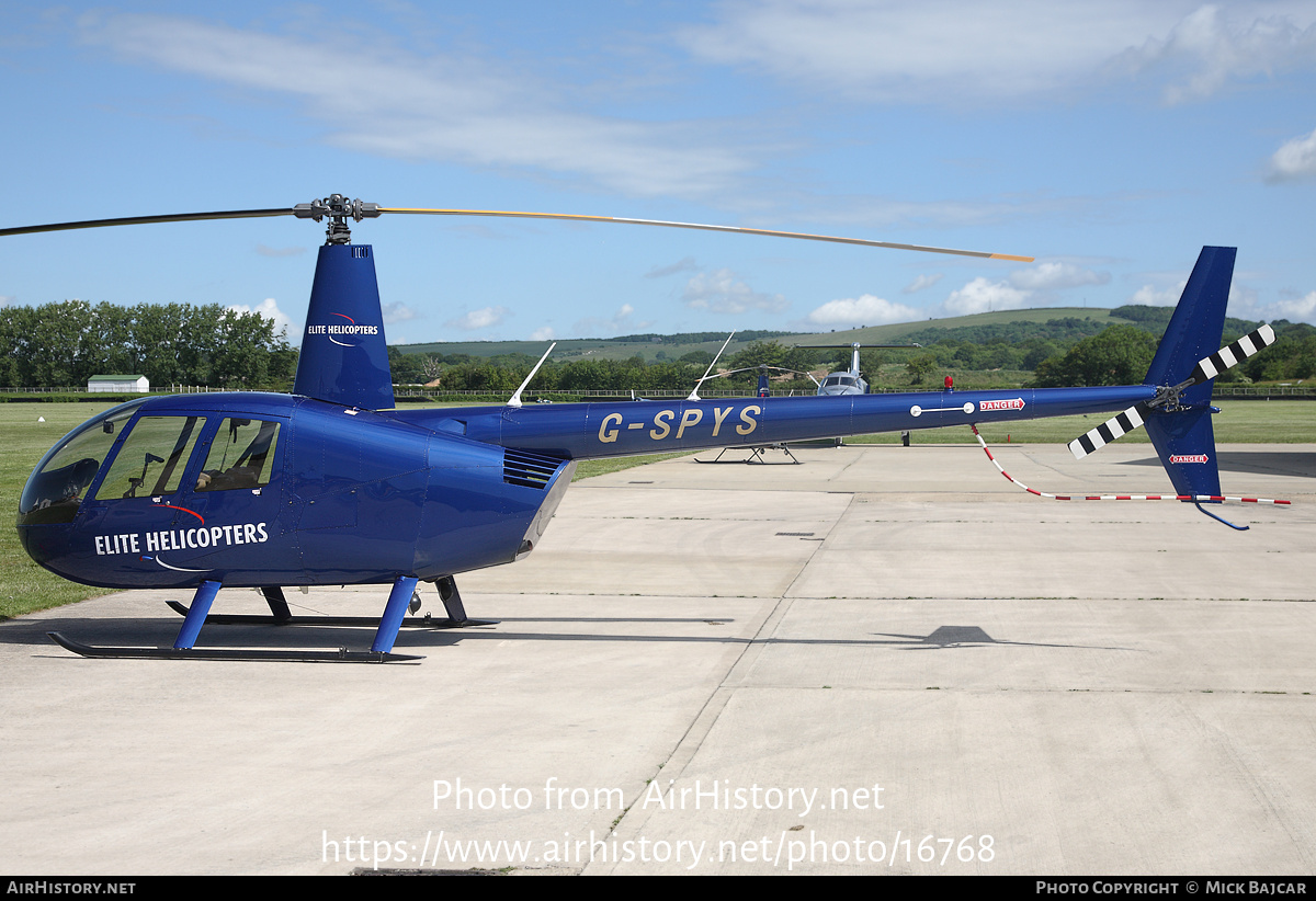 Aircraft Photo of G-SPYS | Robinson R-44 Raven II | Elite Helicopters | AirHistory.net #16768