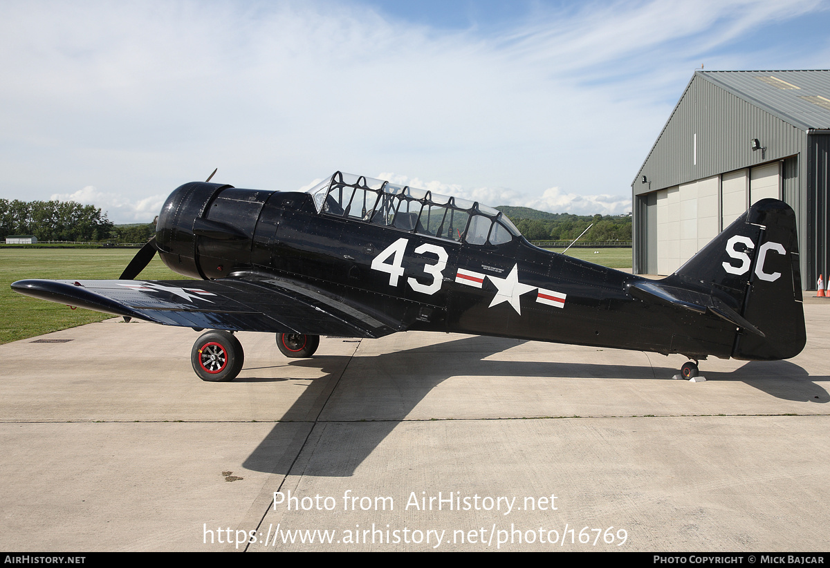 Aircraft Photo of G-AZSC | North American AT-16 Harvard IIB | USA - Air Force | AirHistory.net #16769