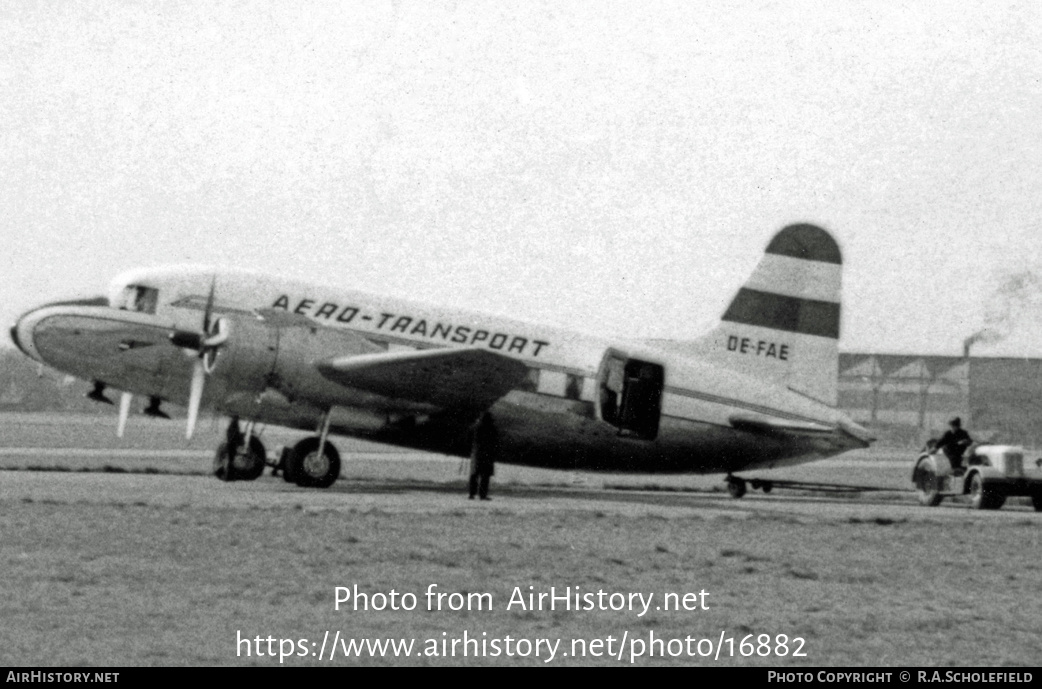 Aircraft Photo of OE-FAE | Vickers 657 Viking 1 | Aero Transport | AirHistory.net #16882