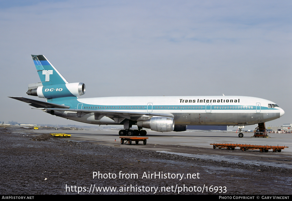 Aircraft Photo of N103TV | McDonnell Douglas DC-10-30CF | Trans International Airlines - TIA | AirHistory.net #16933