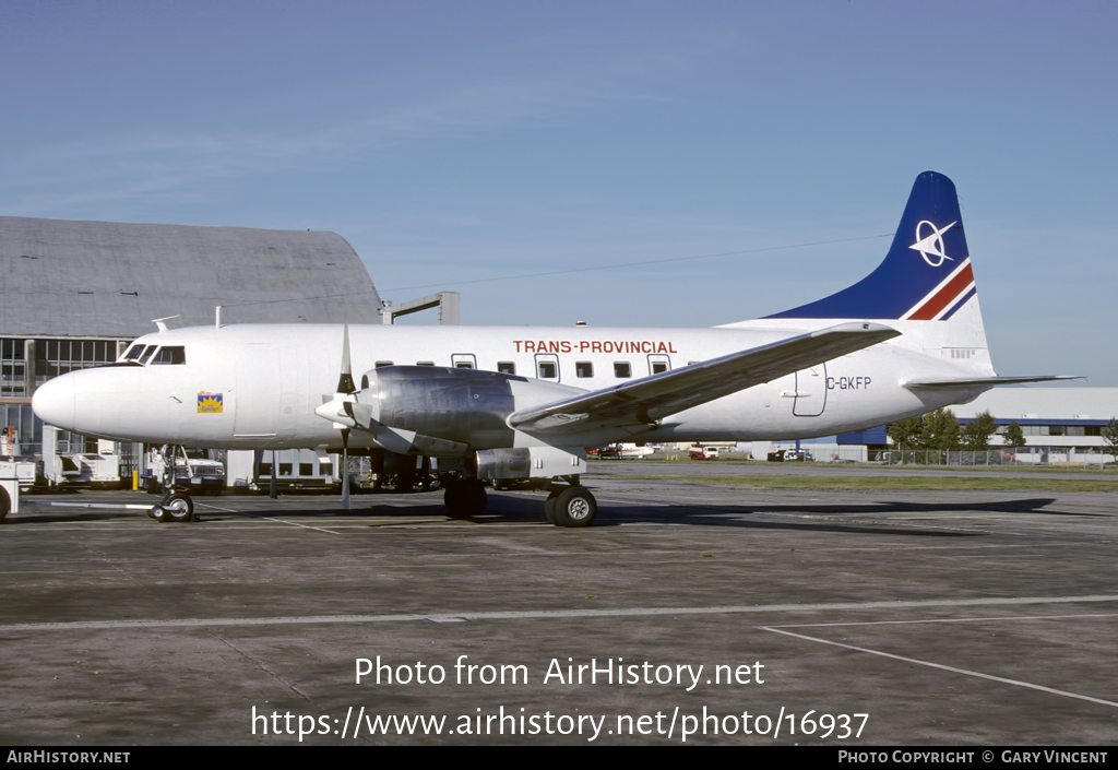 Aircraft Photo of C-GKFP | Convair 580 | Trans-Provincial Airlines | AirHistory.net #16937