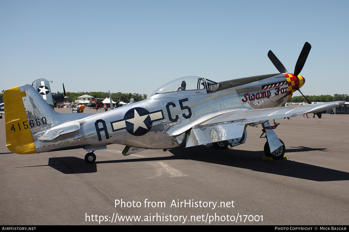 Aircraft Photo of N5420V / NL5420V / 415660 | North American P-51D Mustang | USA - Air Force | AirHistory.net #17001